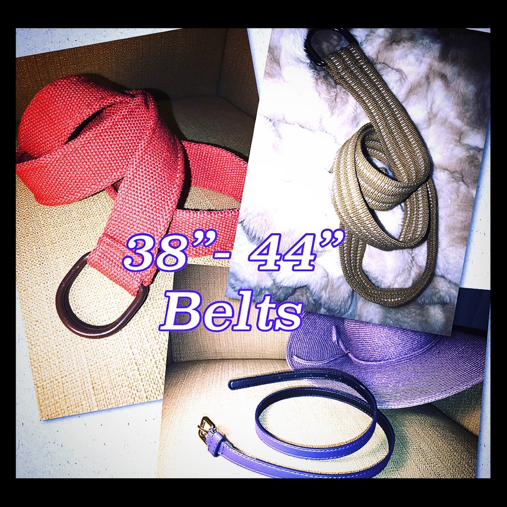 Assorted Fashion Belts M & L (make an offer)$